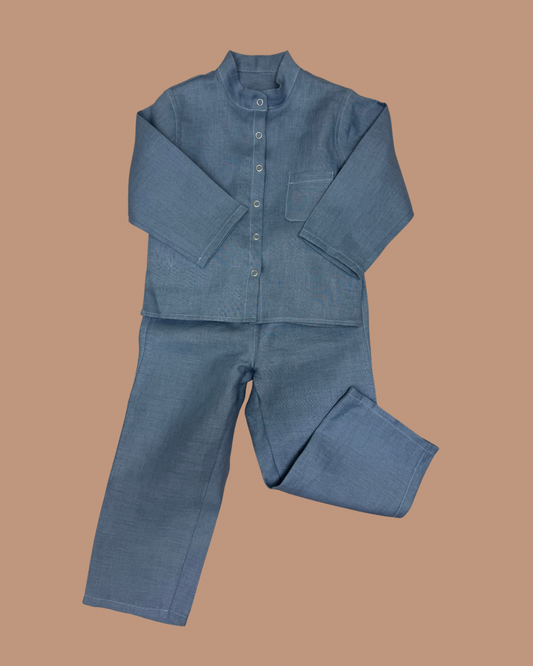 Lininis kostiumėlis mažyliams