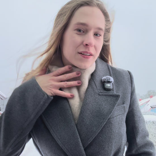 Handmade merino wool neck warmer for adults universal size